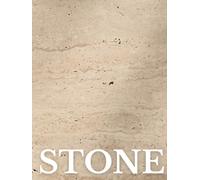 STONE: A Decorative Coffee Table Book with Warm Travertine Stone Texture | Hardcover Display Piece for Mediterranean, Tuscan & Organic Modern Home Decor - 400 Lined Interior Pages