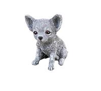 Stone and Style Chihuahua - Statuetta di cane di pietra, resistente al gelo e alle intemperie, realizzata a mano