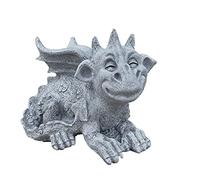 Stone and Style Statuetta Drago sorridente, piedra massiccia, lavorato a mano