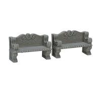 Stone Bench Set of 2 Cod. 74612