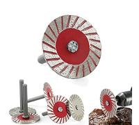 Stone Carving 40mm Blades, 5/10 Pcs Mini Diamond Coated Cutting Wheel, Stone Carving Cutting Discs Fast and Precise Cuts, Used for Granite, Marble, and Concrete Processing (5 pcs,Abrasion resistant)
