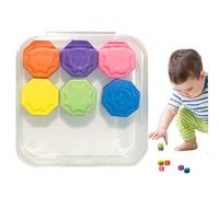 Stone Catching Game, Folk Tossing Game, Korean Traditional Toy, Hand Eye Coordination Training, Classic Skill Building, Interactive for Kids and Family, Multicolor, Small