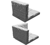 Stone Corner Floor Tile for OpenForge 2.0 Dungeon Gaming Set