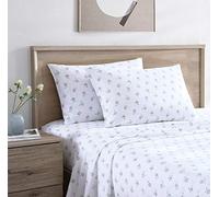 Stone Cottage - King Sheets, Cotton Percale Bedding Set, Crisp & Cool Ideal Bedding Set (Green Sketchy Ditsy, King)