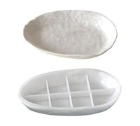 Stone Designs Silicone Crafting per gioielli in resina piatti portachiavi titolari con superfici Rock Texture Silicone