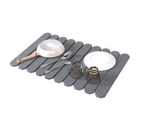 Stone Drying Mat, Absorbent Sink Dish Drying Pad, Quick Instant Foldable Bed for Coffee Station Vanity Bath Shower Countertop Bathroom Accessories, Lightweight 60x39cm Gray
