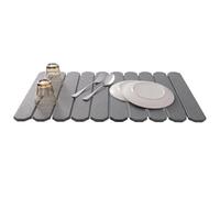 Stone Drying Mat, Quick-Absorbent Foldable Sink Dish Pad, Instant Drying Accessory, Perfect For Coffee Station Bath Vanity Shower Countertop And Bathroom Organization,23.62x15.35 In