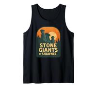 Stone Giants of Shawnee Camicia Retro Garden of Gods Il Scenic Canotta