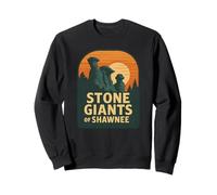 Stone Giants of Shawnee Camicia Retro Garden of Gods Il Scenic Felpa