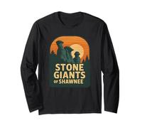 Stone Giants of Shawnee Camicia Retro Garden of Gods Il Scenic Maglia a Manica