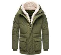 STONE HARBOUR Giacca invernale 'Lauroo XX' écru / oliva Uomo STONE HARBOUR M