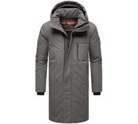 STONE HARBOUR Giacca invernale da uomo (S-3XL) - Cappuccio rimovibile, impermeabile, in parte con chiusura magnetica, giacca calda da uomo - B758, antracite., XXXL