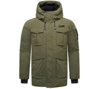 STONE HARBOUR Giacca invernale 'Edriik XX' verde scuro Uomo STONE HARBOUR XXL