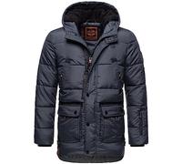 STONE HARBOUR Giacca trapuntata invernale da uomo B739, Blu, M