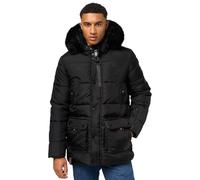 STONE HARBOUR Giacca trapuntata invernale da uomo B739, Nero , M