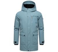 STONE HARBOUR Parka invernale 'Netaan XX' blu colomba / nero Uomo STONE HARBOUR M