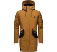 STONE HARBOUR Parka invernale 'Ragaan' caramello / nero Uomo STONE HARBOUR XL caramello / nero