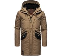 STONE HARBOUR Parka invernale 'Ragaan' marrone chiaro / nero Uomo STONE HARBOUR XL