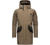 STONE HARBOUR Parka invernale 'Ragaan' marrone / nero Uomo STONE HARBOUR M