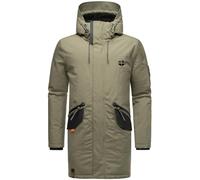 STONE HARBOUR Parka invernale 'Ragaan' oliva / nero Uomo STONE HARBOUR XL