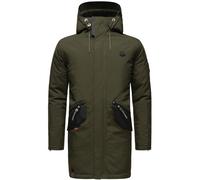 STONE HARBOUR Parka invernale 'Ragaan' oliva / nero Uomo STONE HARBOUR XL