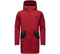 STONE HARBOUR Parka invernale 'Ragaan' rosso / nero Uomo STONE HARBOUR M rosso / nero
