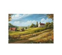 Stone House Farm Puzzle Unico Gioco Famiglia 500 Pezzi