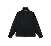 Stone Island - 1200036 Stretch Nylon Tech Fleece Overshirt - - Jackets - Uomo - Nero - M
