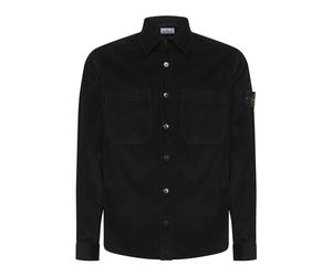Stone Island - 1200040 Camicia Esterna in Cotone Micro-Velluto a Coste - - Shirts - Uomo - Nero - 2XL