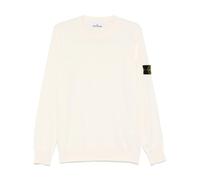 Stone Island - 510053 Soft Crewneck Sweater - - Knitwear - Uomo - Bianco - M