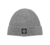 Stone Island - Berretto a coste con logo - - Accessories - unisex - Grigio - L