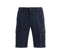 Stone Island Blue Cotton Bermuda Shorts - W32