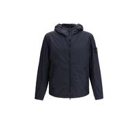 Stone Island Blue Polyamide Coat - XL