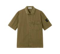 Stone Island - Camicia a maniche corte Comfort fit con tasca - - Shirts - Uomo - Verde - S