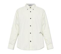 Stone Island - Camicia con logo ricamato - - Shirts - Uomo - Beige - S