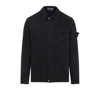 Stone Island - Camicia con Patch Logo - - Jackets - Uomo - Nero - 2XL