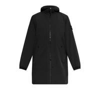 Stone Island, ,Coats ,Uomo ,Nero ,XL Parka Isolato con Cappuccio