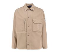 Stone Island - Cotton Overshirt - - Jackets - Uomo - Beige - S