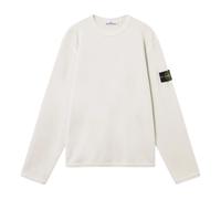 Stone Island, ,Sweatshirts & Hoodies ,Uomo ,Bianco ,L Cotton Sweatshirt