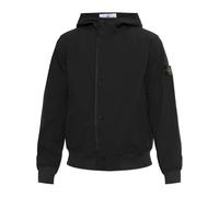 Stone Island - Giacca con Cappuccio Light Soft Shell R - - Jackets - Uomo - Nero - 2XL