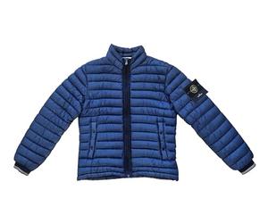 Stone Island giubbotto piumino da uomo Garment 591541624 blu petrolio taglia M