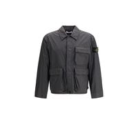 Stone Island Gray Polyamide Coat - M