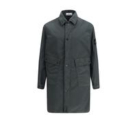 Stone Island Gray Polyester Coat - S