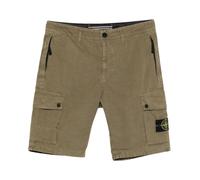 Stone Island - L100019 Brushed Cotton Canvas 'Old' Effect - - Shorts - Uomo - Verde - W29