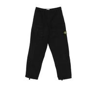 Stone Island - Mercerised Cotton Ripstop Pant - - Trousers - Uomo - Nero - W32