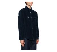 Stone Island - Micro Corduroy Overshirt - - Shirts - Uomo - Blu - S