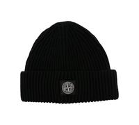 Stone Island - N100002 Full Rib Beanie - - Accessories - Uomo - Nero - ONE SIZE