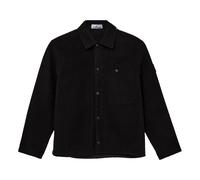 Stone Island - Nera Camicia in Lana Colletto Classico Giacca - - Jackets - Uomo - Nero - S