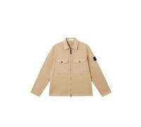 Stone Island - Overshirt in Raso di Cotone Stretch - - Jackets - Uomo - Beige - L