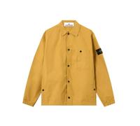 Stone Island - Overshirt in Ripstop di Cotone a Doppio Rivestimento - - Jackets - Uomo - Giallo - S